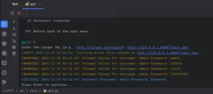 Automated Penetration Testing Tool (APTT) Image 5