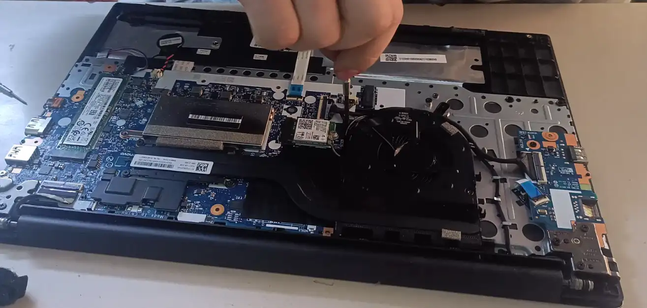 Coffee-Damaged Laptop Restoration Image 1