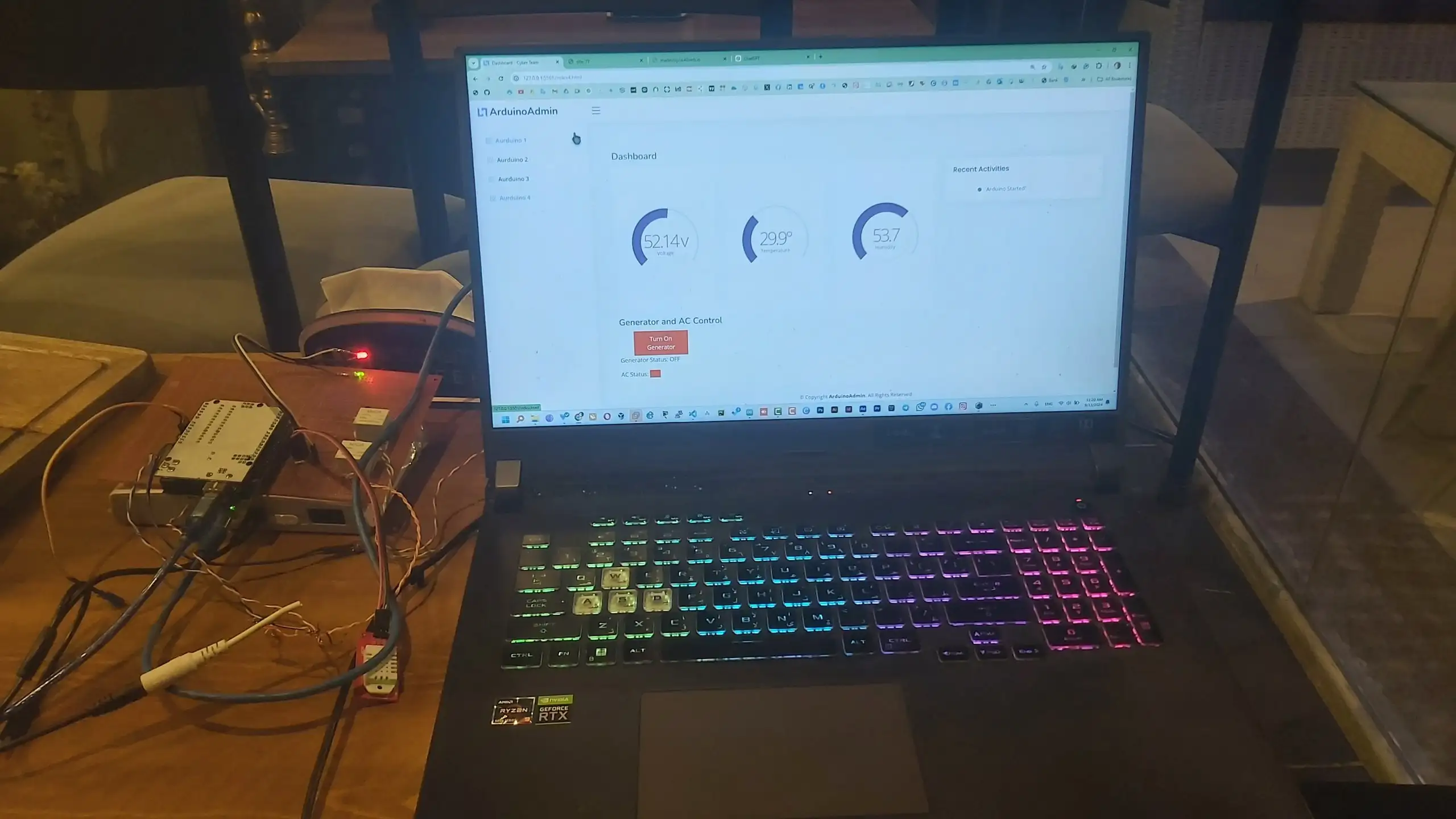 Interactive IoT Monitoring and Cooling System Image 2