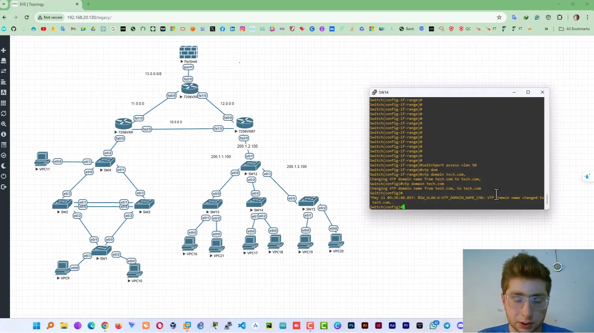 Network Infrastructure for a Large-Scale Company Image 1